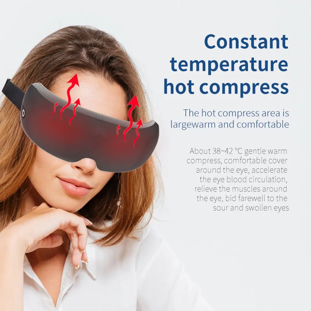 安い 温湿布振動アイマッサージ器ロング耐久アイマッサージャープレス目ツボマッサージ器