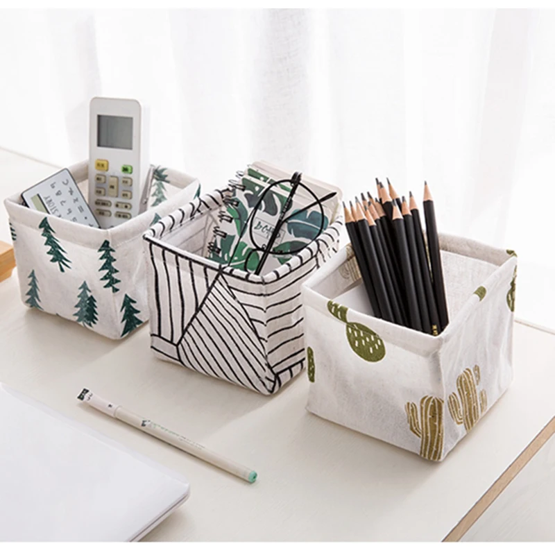 2020 новая настольная корзины ручной работы для хранения корзина ткань Органайзер
