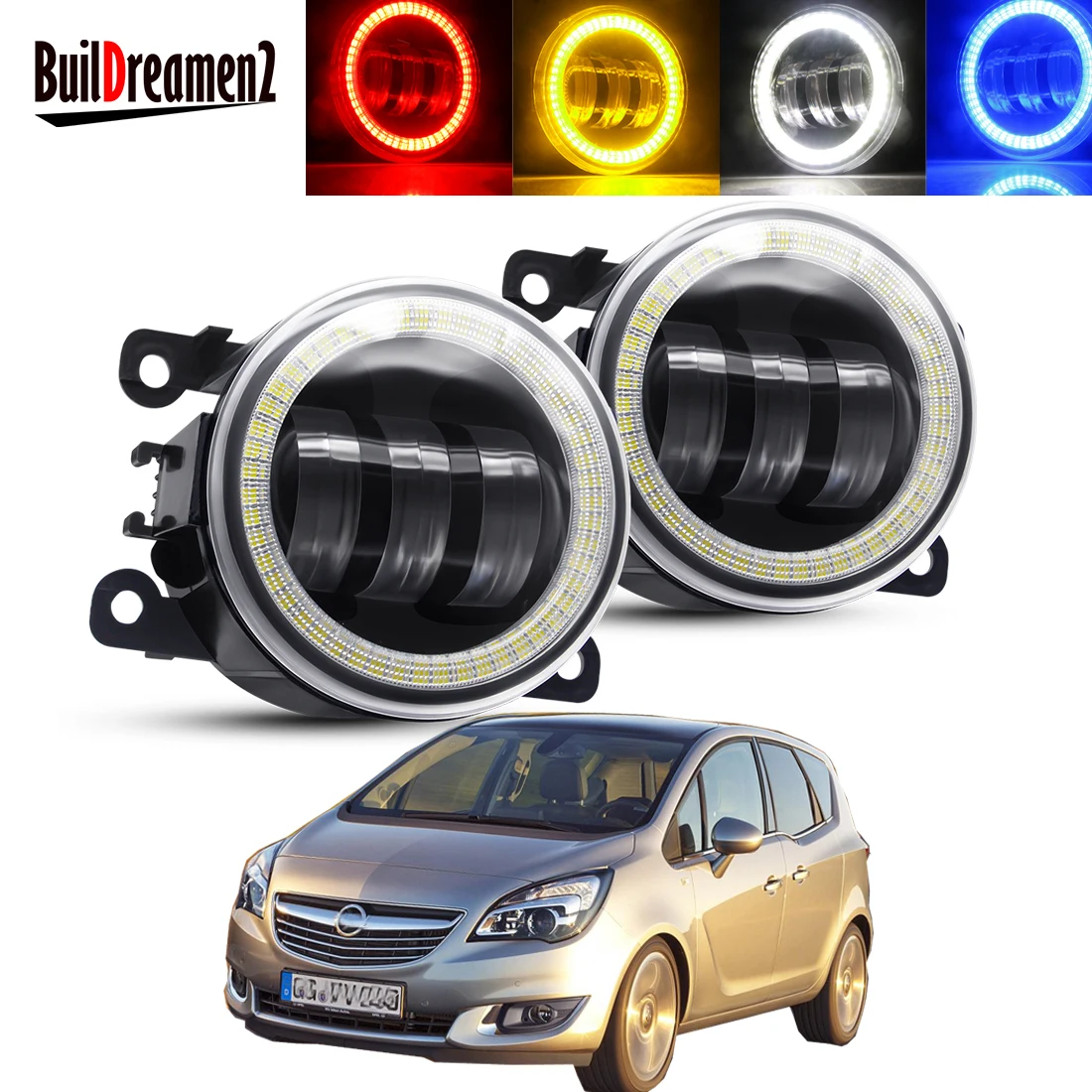 Противотуманные фасветильник 2 X Angel Eye для Opel Meriva A 2006-2010 передний бампер