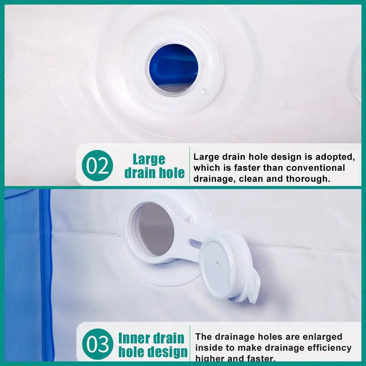 Летний утолщенный надувной бассейн для улицы и помещения большой семьи детей