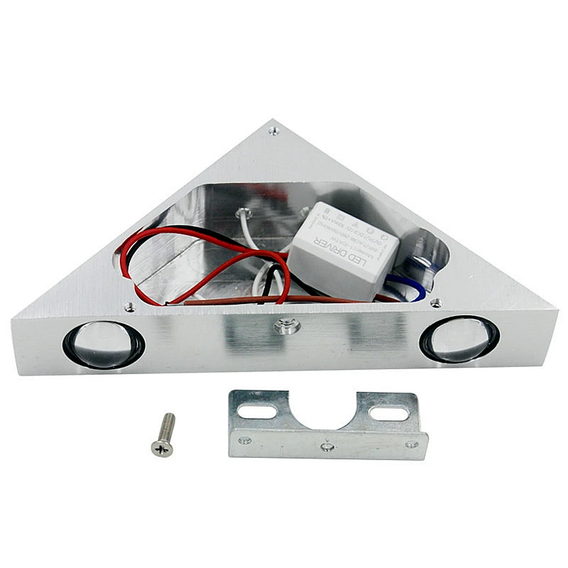 

Modern 3W Aluminum Triangle LED Wall Lamp Indoor High Power Bedroom Bedside Sconces Home Decor Bar Wall Lights Fixture AC85-265V