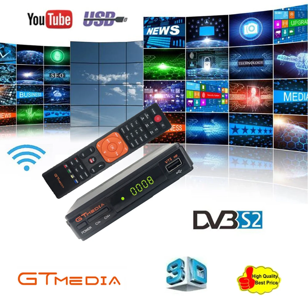 Быстрый один год бесплатная Европейская cccam линия обслуживания + GTmedia V7S HD