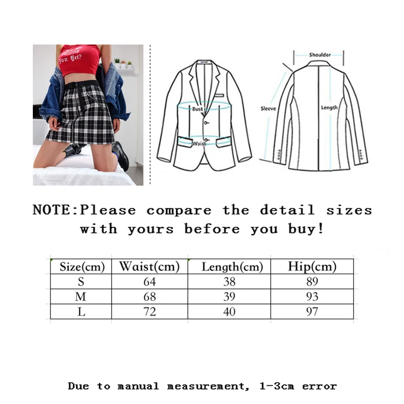

Vangull Plaid Mini Wrap A-line Skirts Women High Waist Skirt Zipper Belt Back Up Bodycon Summer New Korean Casual Ladies Skirts