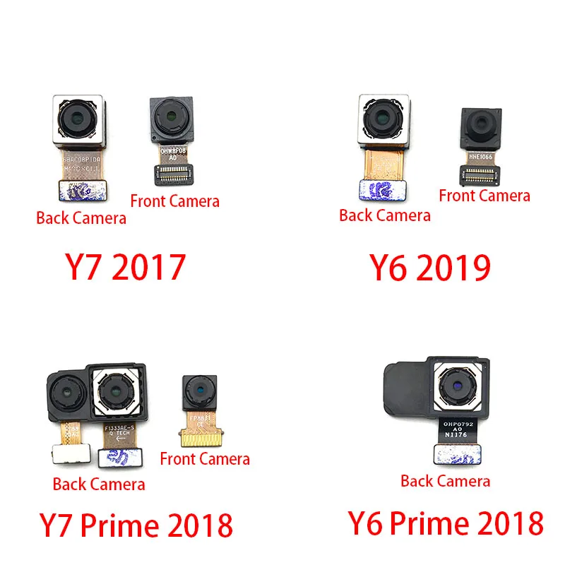 Модуль задней камеры гибкий кабель + фронтальная камера для Huawei Y6 Prime Y7 Pro Y9 2018 2019
