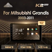 KingBeats штатное головное устройство For Mitsubishi Grandis 1 2003 2011 GPS Android 10