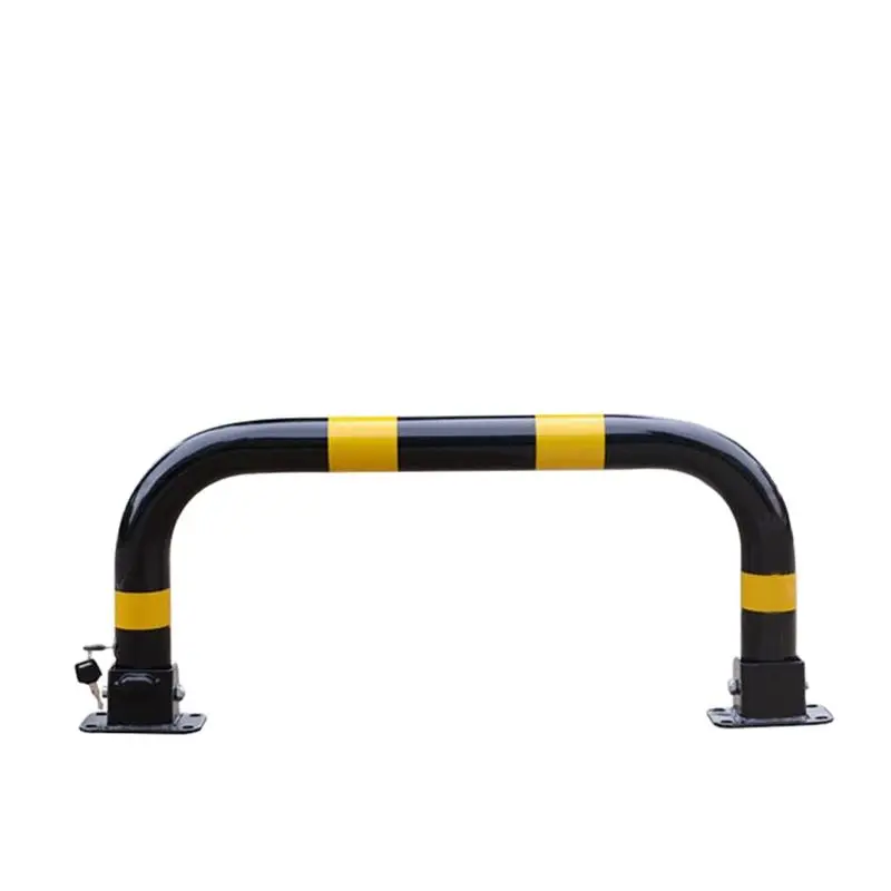 

KINJOIN Semi-Annular Parking Baffle Lock Steel Material 30CM U Type Anti-Collision Guardrail Iron Pipe