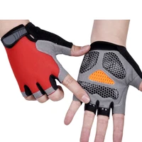 upgrade cycling mittens anti slip anti sweat men women universal half finger gloves breathable anti shock sports bicycle gloves