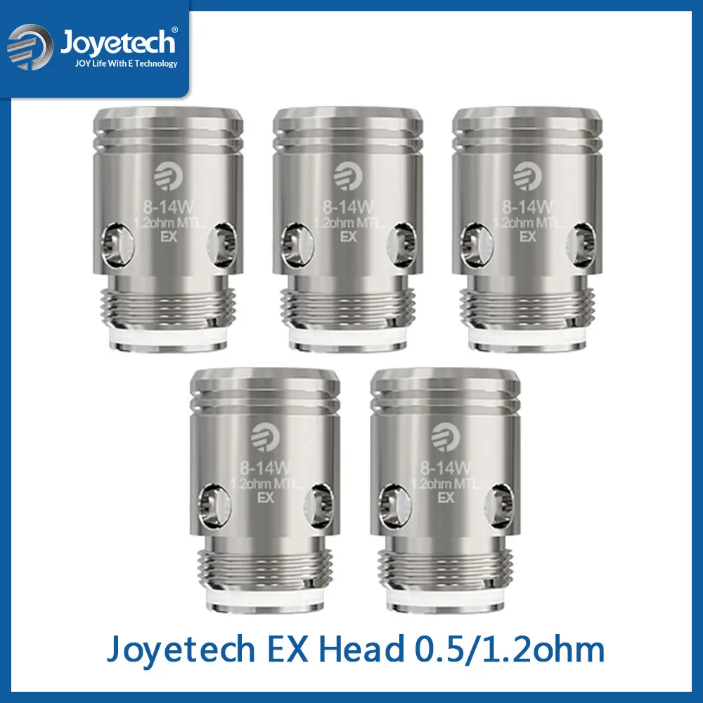 [RU] 5/10/15 шт. Оригинал Joyetech EX 0.5ohm DL. Катушка и 1 2 Ом MTL. для электронной сигареты Exceed