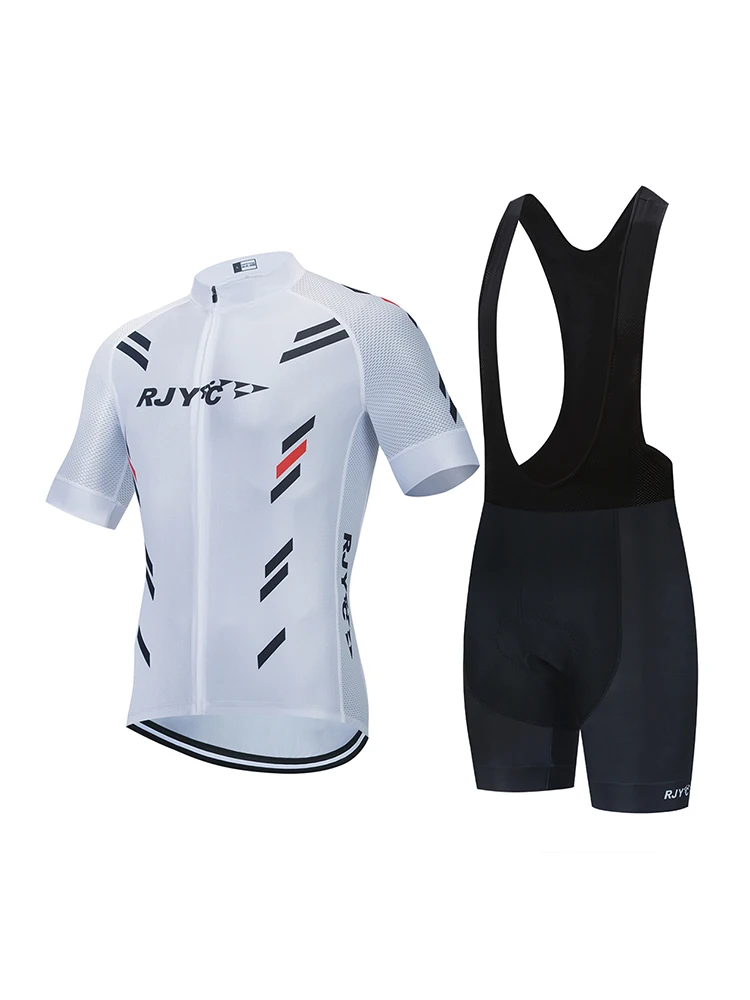 

2021 RJYC Cycling Sets Bike uniform Summer Cycling Jersey Set Road Bicycle Jerseys MTB Bicycle Wear Breathable Cycling Clothing