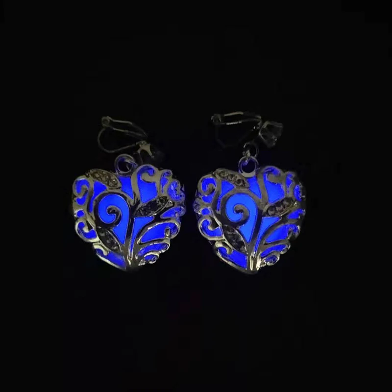 2019 новые серьги с камнями женские клипсы Флуоресцентный цвет нежные цветные