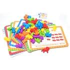 2021 новые детские когнитивные игрушки подсчет Раннее Обучение сортировке Монтессори Обучающие модели животных Автомобили питомцы динозавры математические пособия