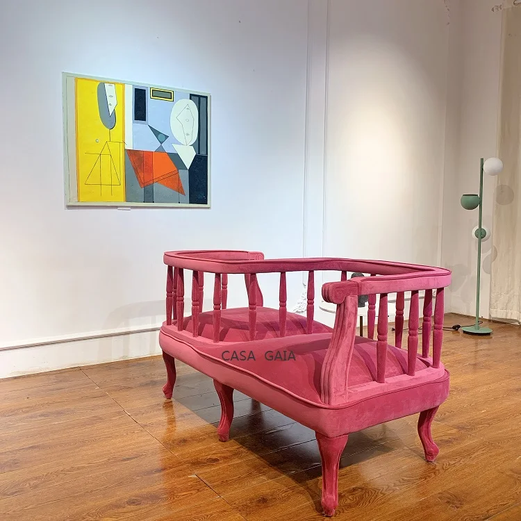

CX Leisure Chair European Entry Lux Art Gallery Pink Couch