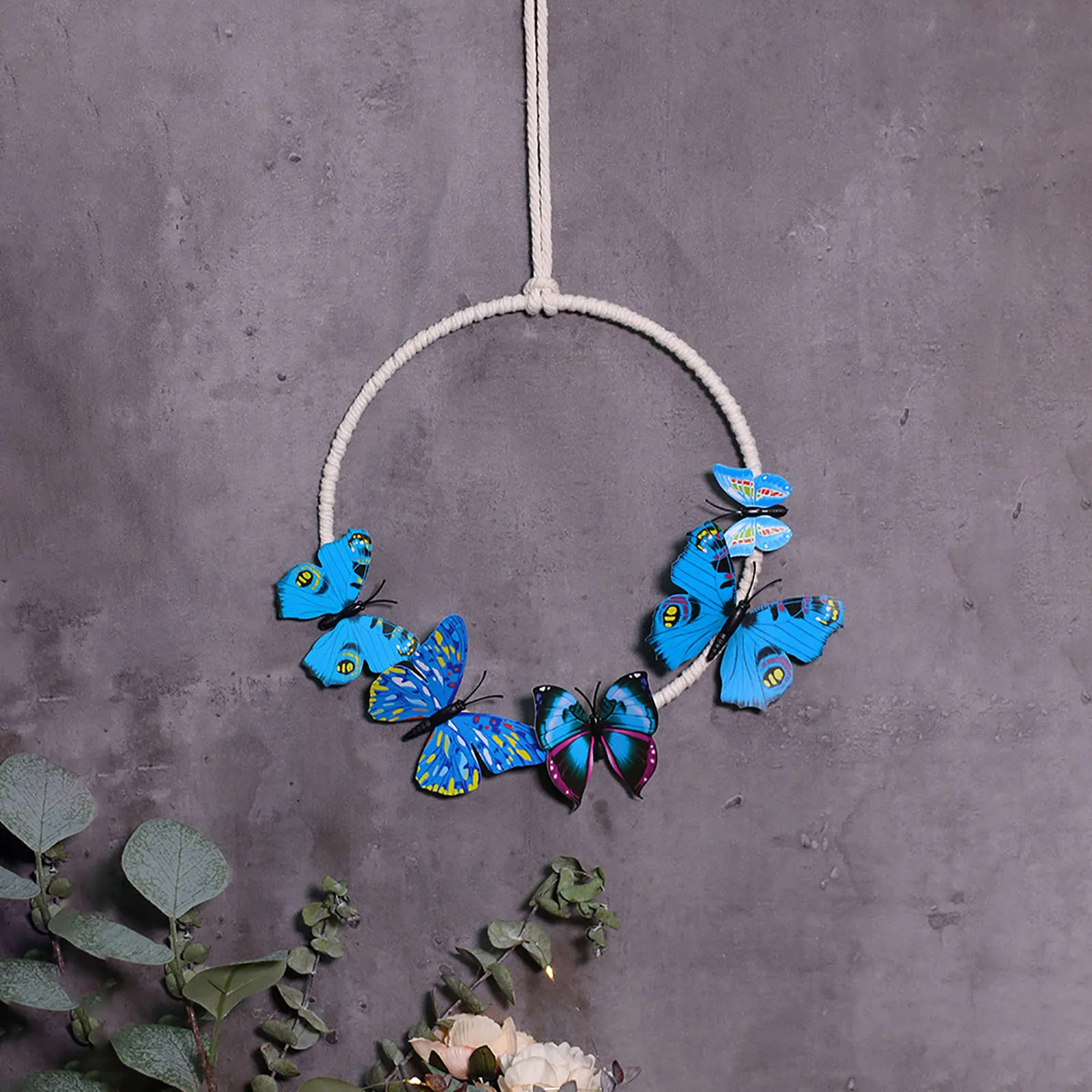 

Butterfly Home Decor Ornaments Outdoor Garden Hanging Pandents New Stylish Door Hanging Pendant Craft Home Hanging Decoration