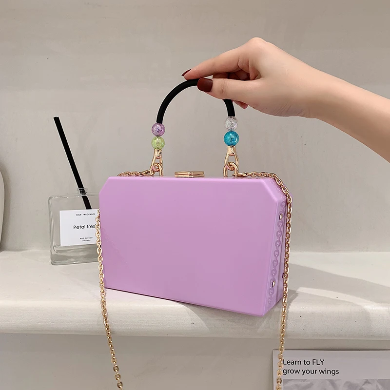 

Акриловые конфетные сумки Hanbags, женские сумки через плечо 2021, новые вечерние клатчи, женские сумки-мессенджеры высокого качества