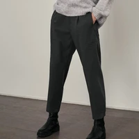tangada fashion women high quality cotton casual suit pants trousers side pockets buttons office lady pants pantalon 6d13