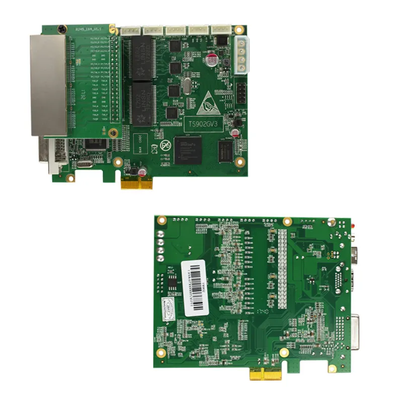 Linsn ts902 ts902d полноцветный светодиодный видеодисплей отправляющая карта той же ts952