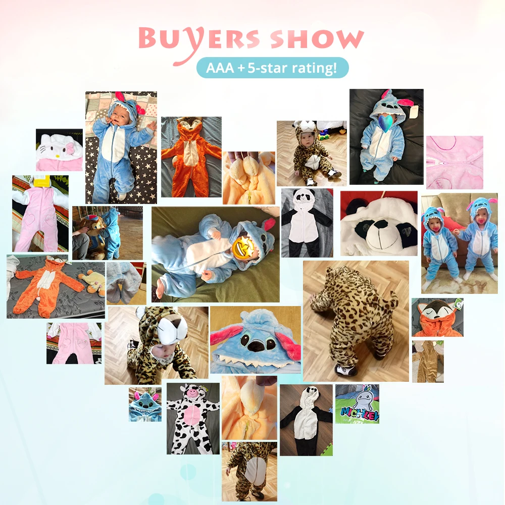 Одежда для малышей комбинезон мальчиков и девочек новорожденных милая панда