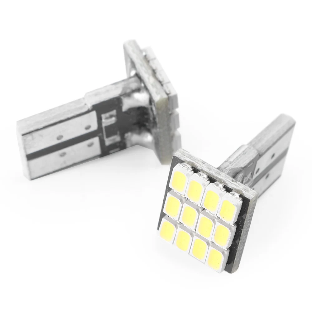 4 шт. 12 В постоянного тока красный T10 1206 6 SMD Светодиодная лампа универсальная для