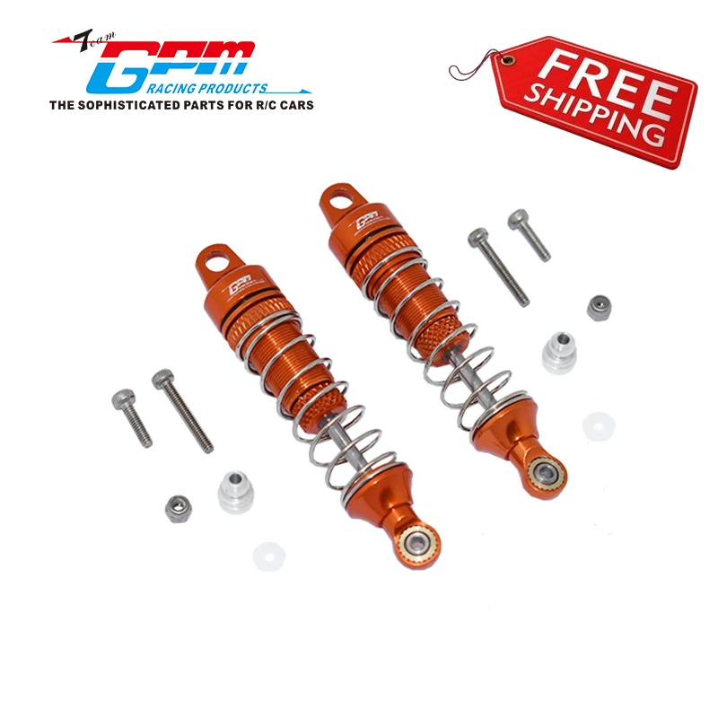 CNC из алюминиевого сплава задний Амортизатор Пружина для LOSI 1/18 мини T 2 0 2WD стадион