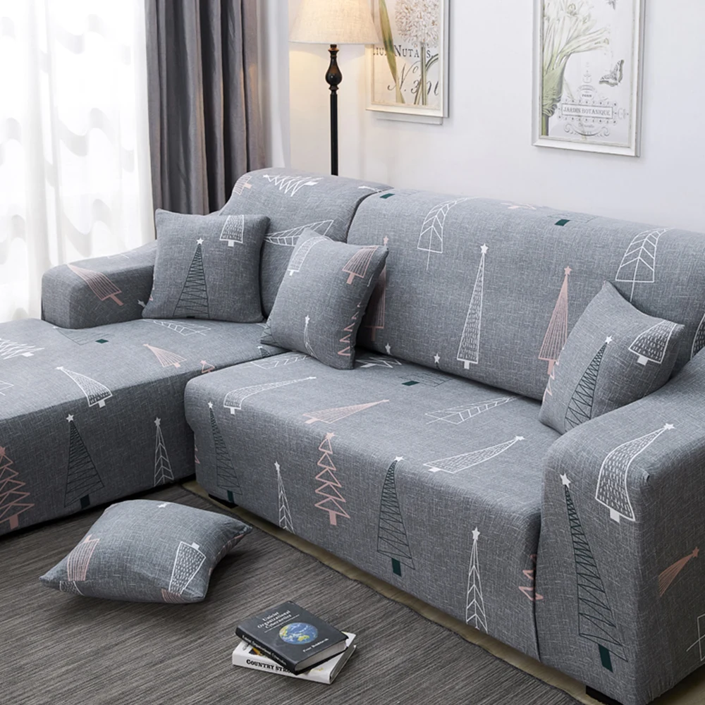 Чехол для углового дивана универсальный эластичный чехол в форме буквы L 2 шт. |