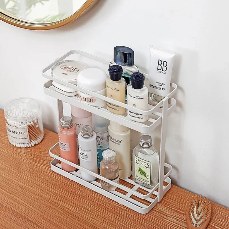 Скандинавские стеллажи для ванной комнаты металлические хранения туалетных