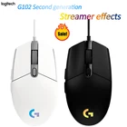 Игровая проводная мышь Logitech G102 LIGHTSYNC3-го поколения, игровая мышь с поддержкой ПКноутбука, оптическая мышь Windows 1087