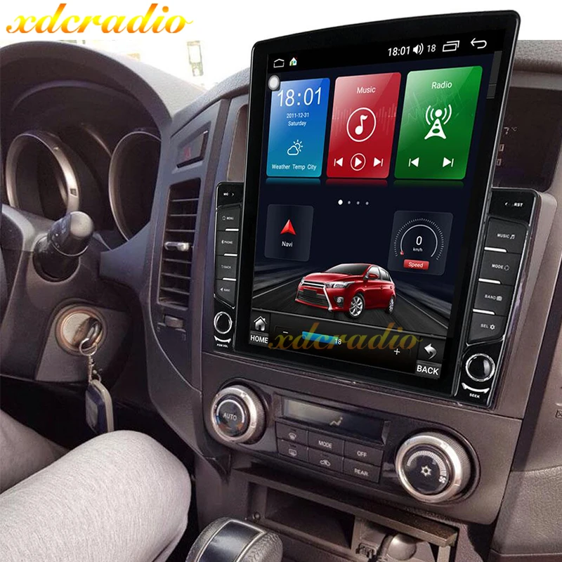 Xdcradio 10 4 дюймов Tesla Style вертикальный экран Android 9 0 для Mitsubishi Pajero V93 V97 Автомагнитола