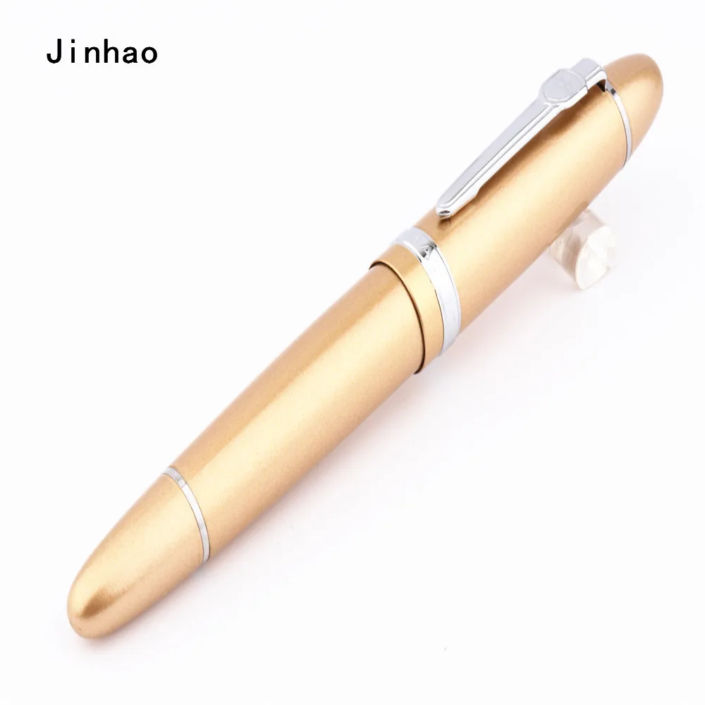 Jinhao 159 шариковая ручка цвета шампанского для бизнеса и офиса со средним перьевым