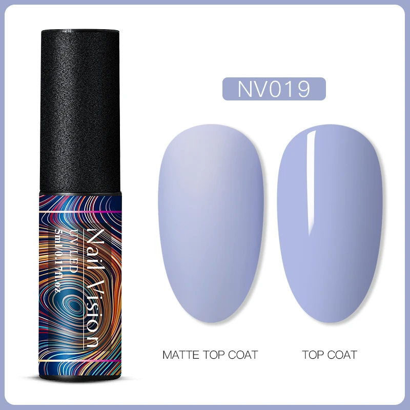 Nail Vision матовый цвет УФ-гель для ногтей 5 мл чистый цвет матовое покрытие требуется Сделай Сам Маникюр замочить от ногтей гель лак - Цвет: HHS06614