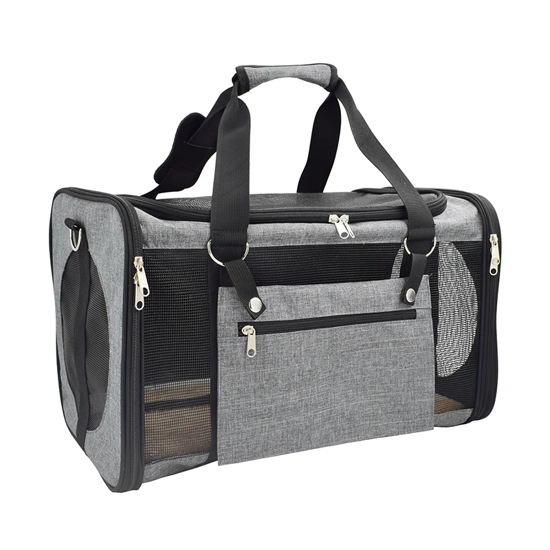 

Pet Carrier Bag for Cats Folding Breathable Mesh Cat Carriers Outside Portable Dog Travel Bag Outdoor Small