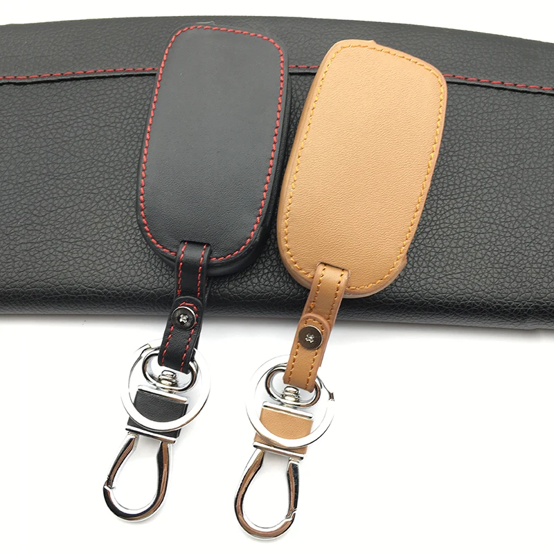 

Top layer leather Genuine Leather car key cover for FIAT Toro 500X nuovo grazie remote control keyless 4 buttons accessories