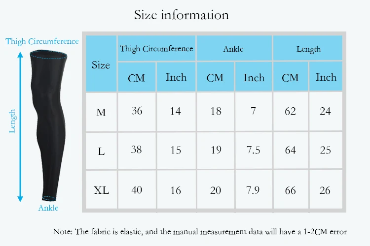 

Men Women Compression Cycling Running Golf volleyball Sports Warmer Leg/Arm Sleeve Cover UV Sun Protection Leg/Arm Sleeve