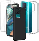 Стеклянный чехол 3 в 1 для Cubot X50, мягкий чехол из ТПУ с закаленным стеклом для Cubot X50, чехол