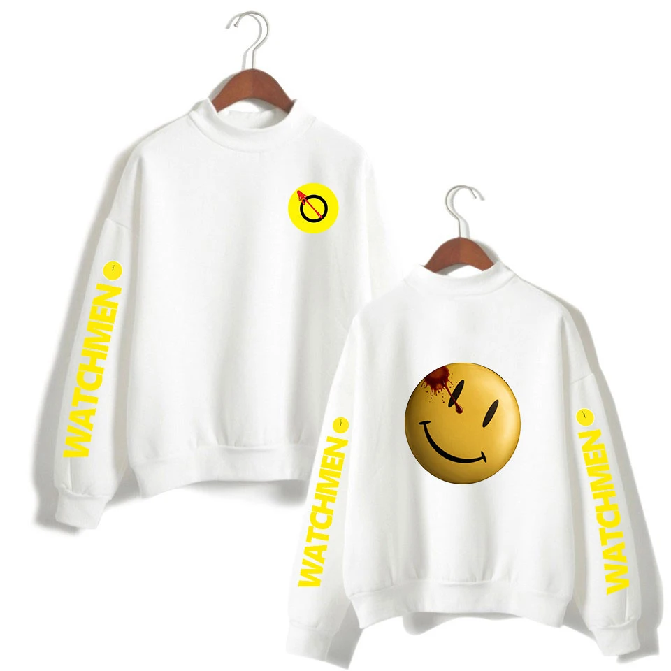 

Watchmen Casual Women's Pullovers Kawaii Turtleneck Loose Hoodie Sweatshirt 2021 Spring long sleeve Girl Clothes