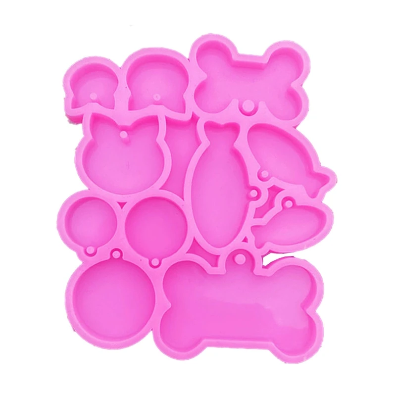 

Pet Series Fish Bones Keychain UV Crystal Epoxy Mold Resin Silicone Mould