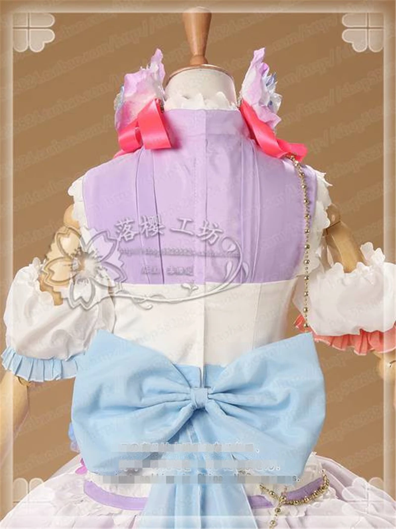 Костюм для косплея Нико Ядзава из аниме Love Live белое платье на День святого