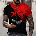 Летняя футболка XOXO с 3d принтом, новинка 2021, красивая и модная Мужская Уличная Повседневная Толстовка, Мужская футболка оверсайз с круглым вырезом