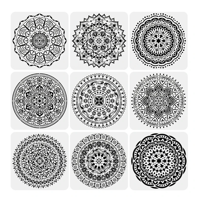 

55 Pcs Mandala Dotting Tools Set For Painting Rocks Dot Kit Rock Stone Painting Pen Polka Dot Tool Cosmetic Paint Tool