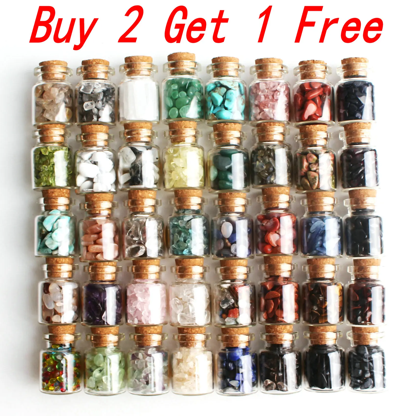 1 шт. стеклянная бутылка из натурального камня|Камни| |