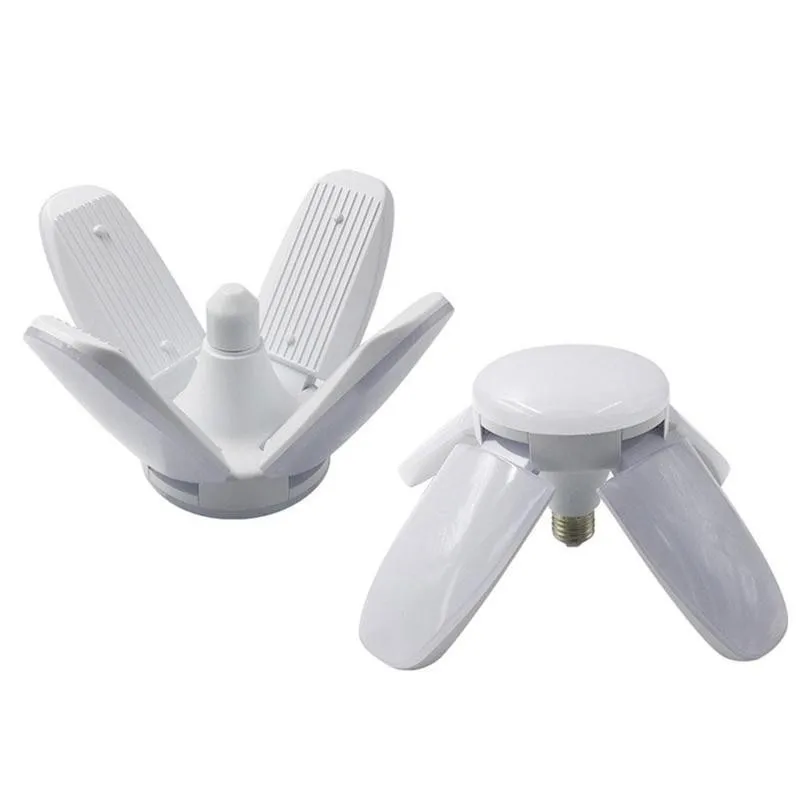 

38W E26 Fan Blade LED Folding Garage Lamp High Brightness Bulb Led Constant Base Adjustable Light Current AC85-265V Z8Y6
