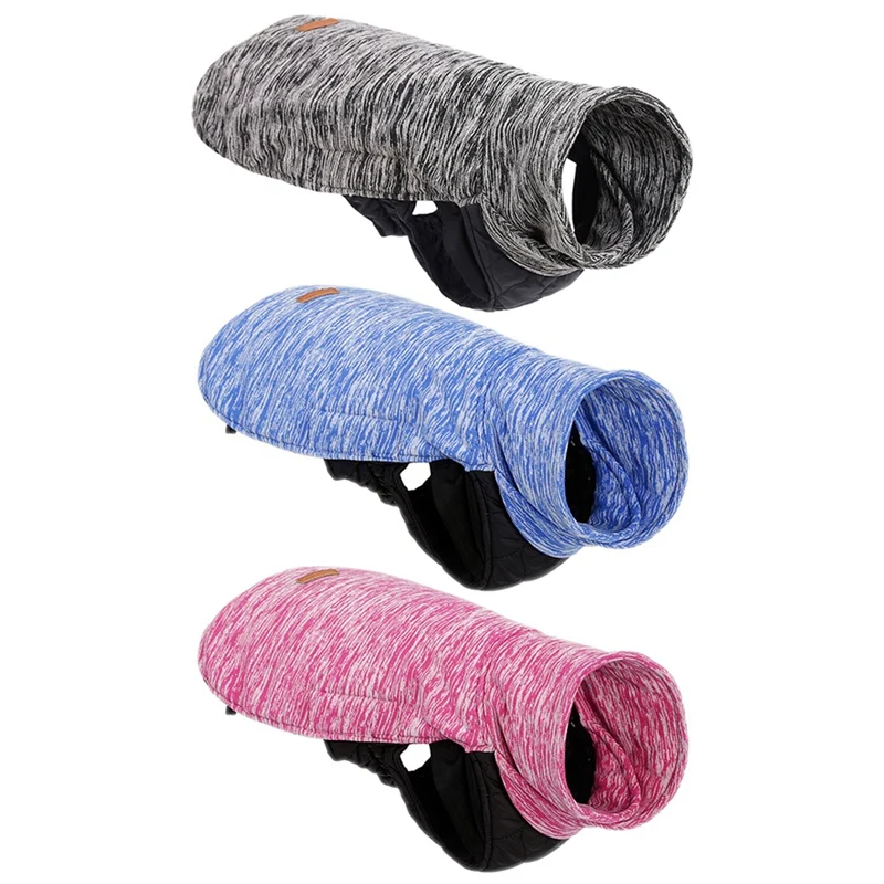 Одежда для собак маленьких зимняя теплая Двусторонняя куртка без рукавов