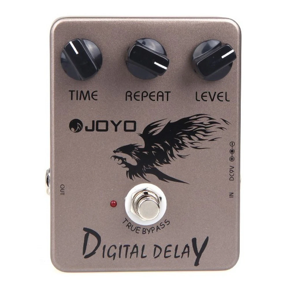 Цифровые гитарные педали с эффектом памяти JOYO Delay повторная задержка времени