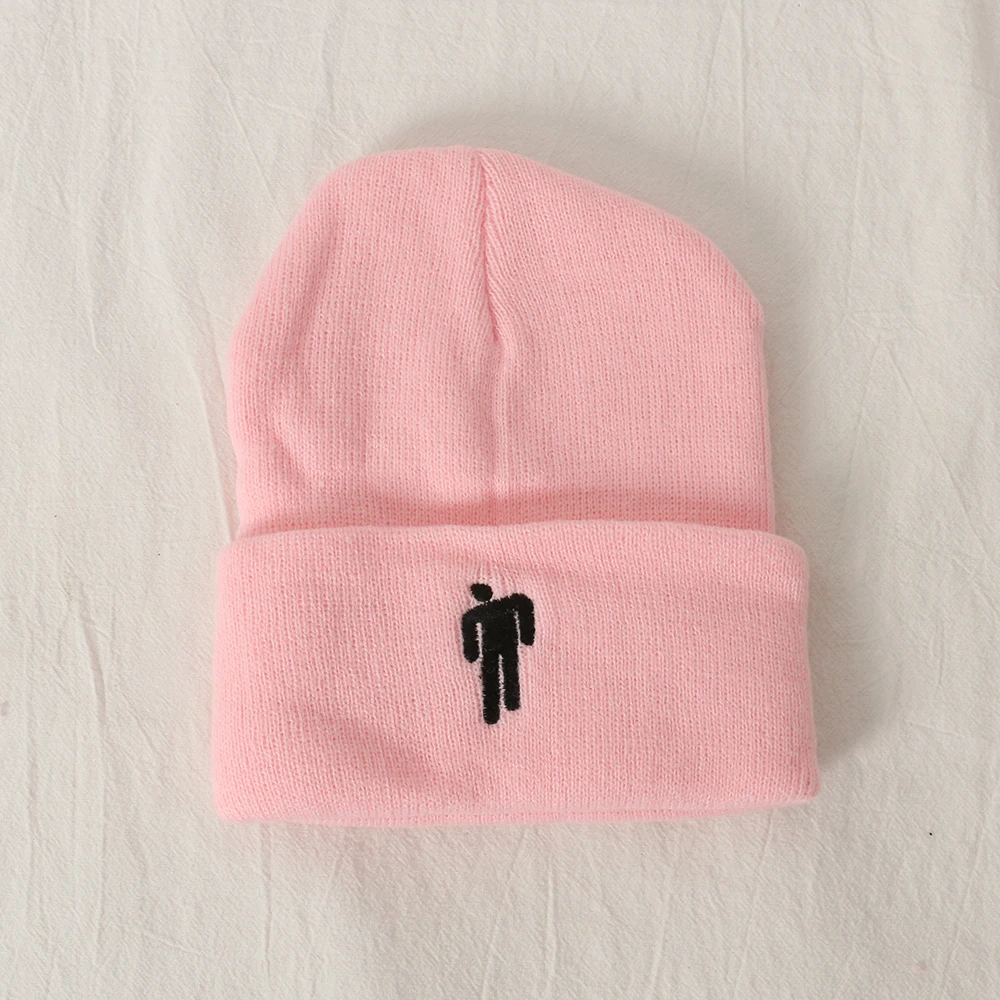 Billie Eilish Beanie цвета вязаная зимняя шапка однотонный хип-хоп трикотажный свитер шляпа костюм капитана аксессуар подарки теплая зима
