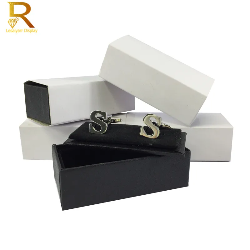 Wholesale 20pcs/lot Hot Sale Cufflinks Box Gift Box  New Storage Boxes Jewelry Cuff links Case Craft Badge Box Jewelry case