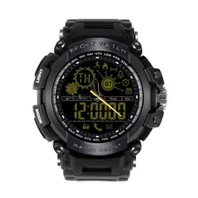Многофункциональный фитнес-трекер 50 м Водонепроницаемый Bluetooth Smartwatch спортивный шагомер для смартфонов Android IOS SI-BW03 FSTN lcd