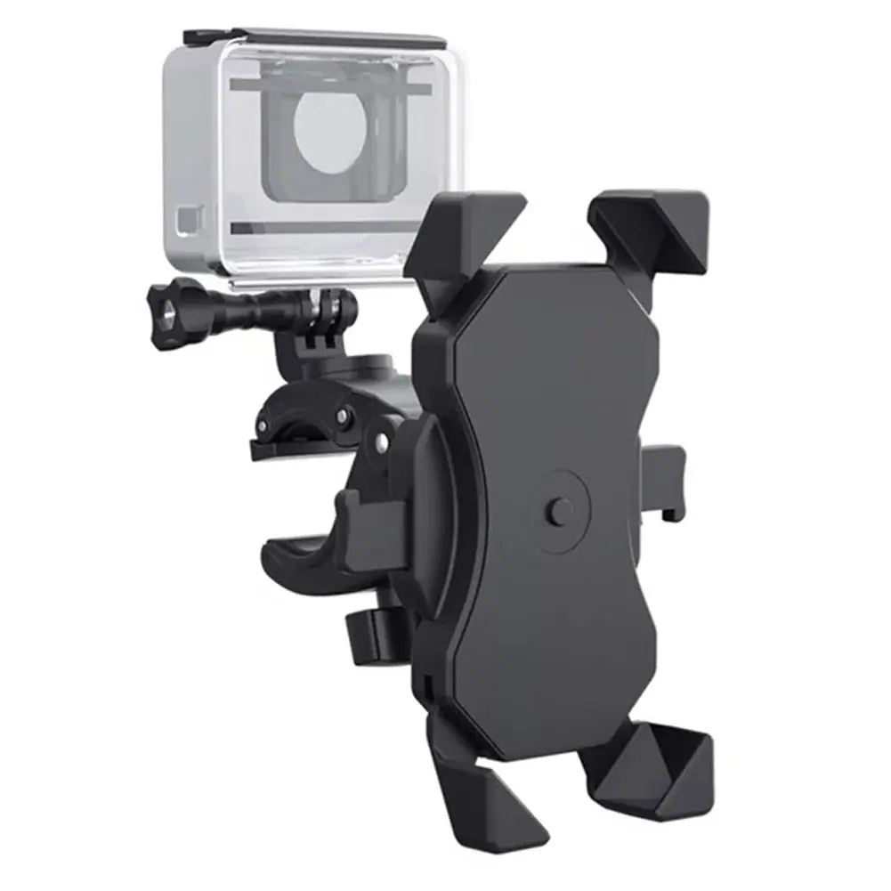 

Bike Phone Holder Bicycle Mobile Cellphone GPS Anti-Shake Holder Easy Open Motorcycle Suport Mount For IPhone Samsung Xiaomi
