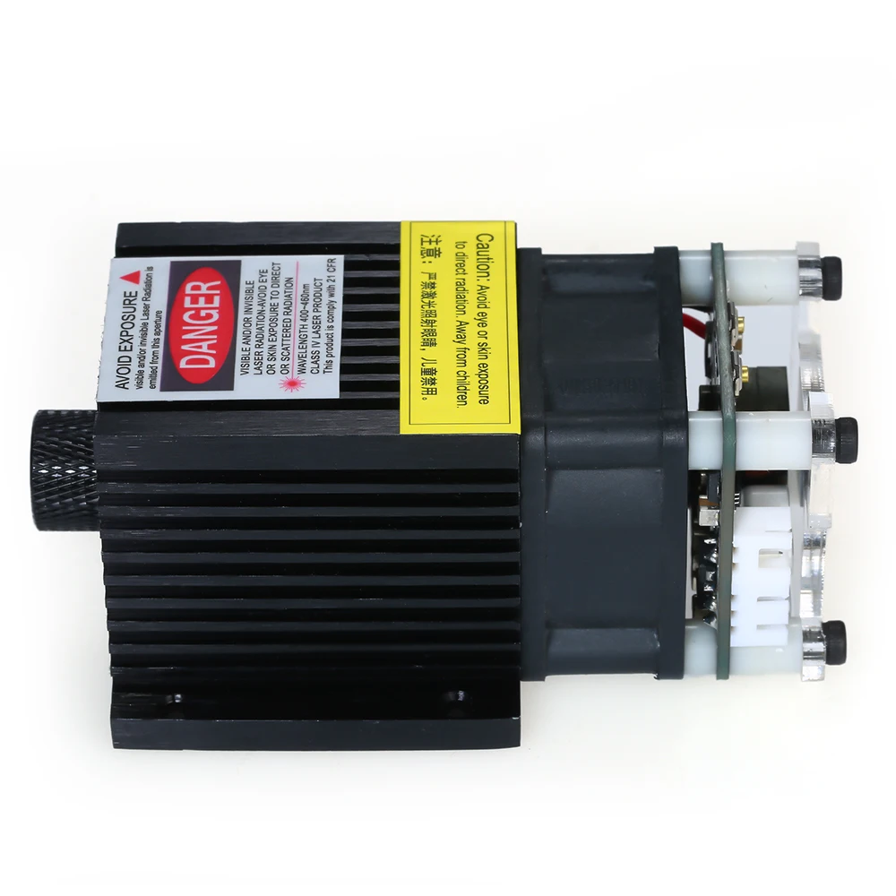 5500 МВт EleksMaker 405-445нм синий лазерный модуль 2,54-3 P ttl/ШИМ модуляция для лазерный гравировальный станок с ЧПУ лазерный резак