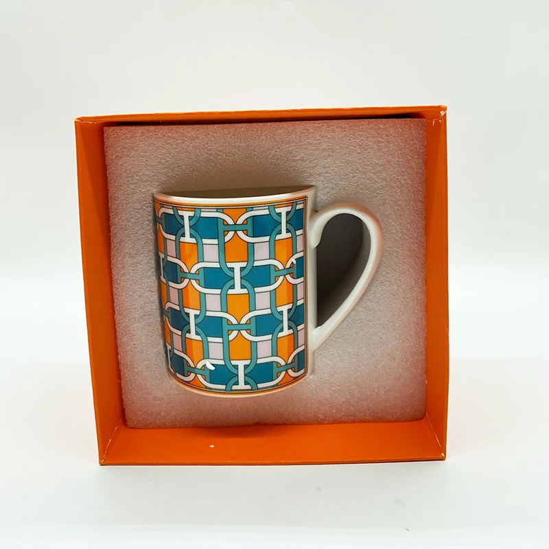 

New Design Ceramic Mug Coffee Tea Milk Drinking Cups with Handle Coffee Mug for Office Novelty Gift With box