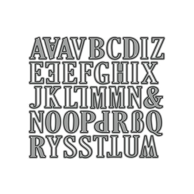 

New Arrivals Metal Cutting Dies for DIY Scrapbooking Alphabet Letter Die Cut Crafts Card Making Paper Photo Album Template Decor