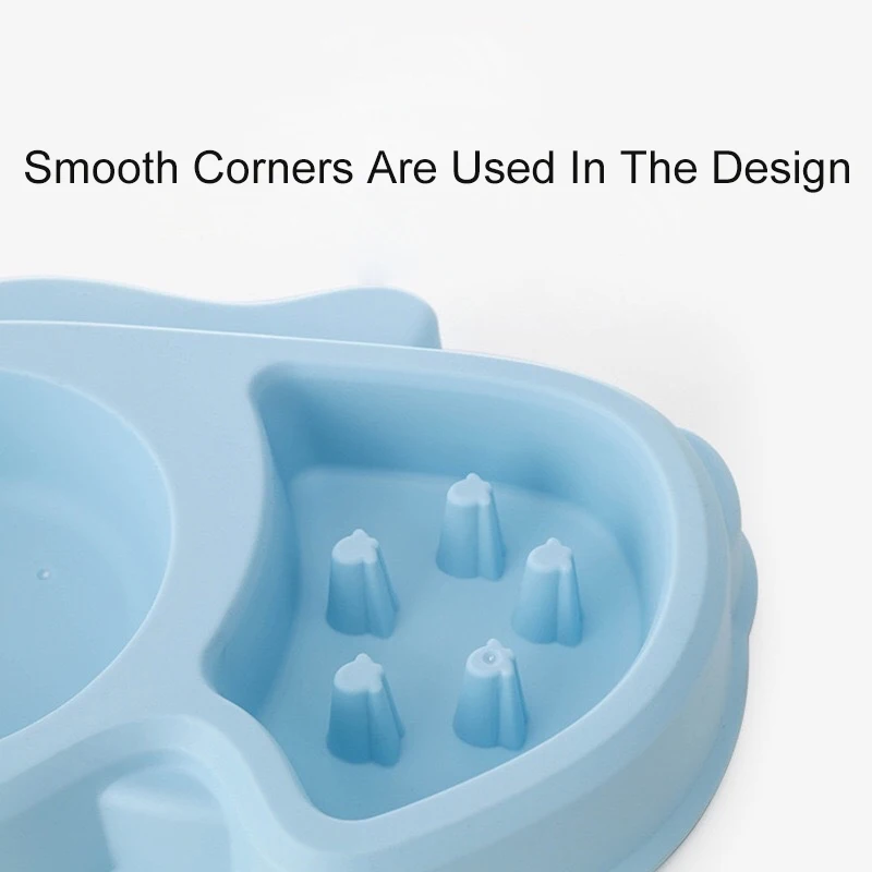 

Pet feeder cats and dogs anti-choking bowl puppies food feeding stainless steel basin